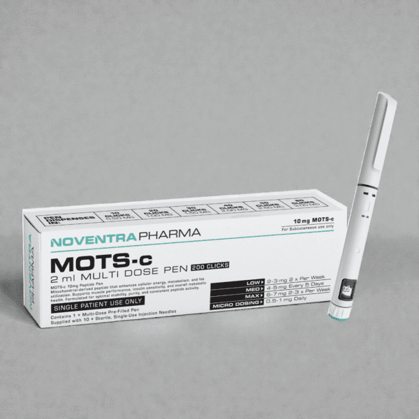 Noventra Pharma MOTS-c 10mg Pen | Mitochondrial Peptide South Africa